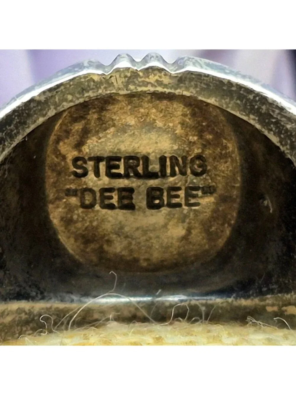 Vintage Dee Bee USN Navy Ring Sterling Silver 12.7g Size 10 Anchor Military